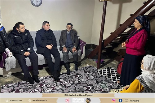 Kaymakamımız/Belediye Başkan V. Doğukan KOYUNCU'nun Bilici Ailesine Ziyareti