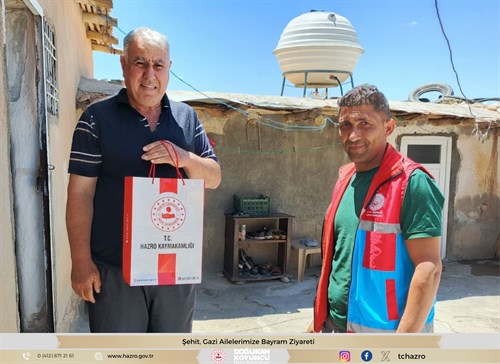 İlçe Sosyal Yardımlaşma ve Dayanışma Vakfımızın Kurban Bayramı Ziyaretleri
