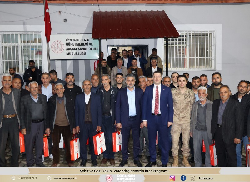  Şehit ve Gazi Yakını Vatandaşlarımız Adına Düzenlenen İftar Programı